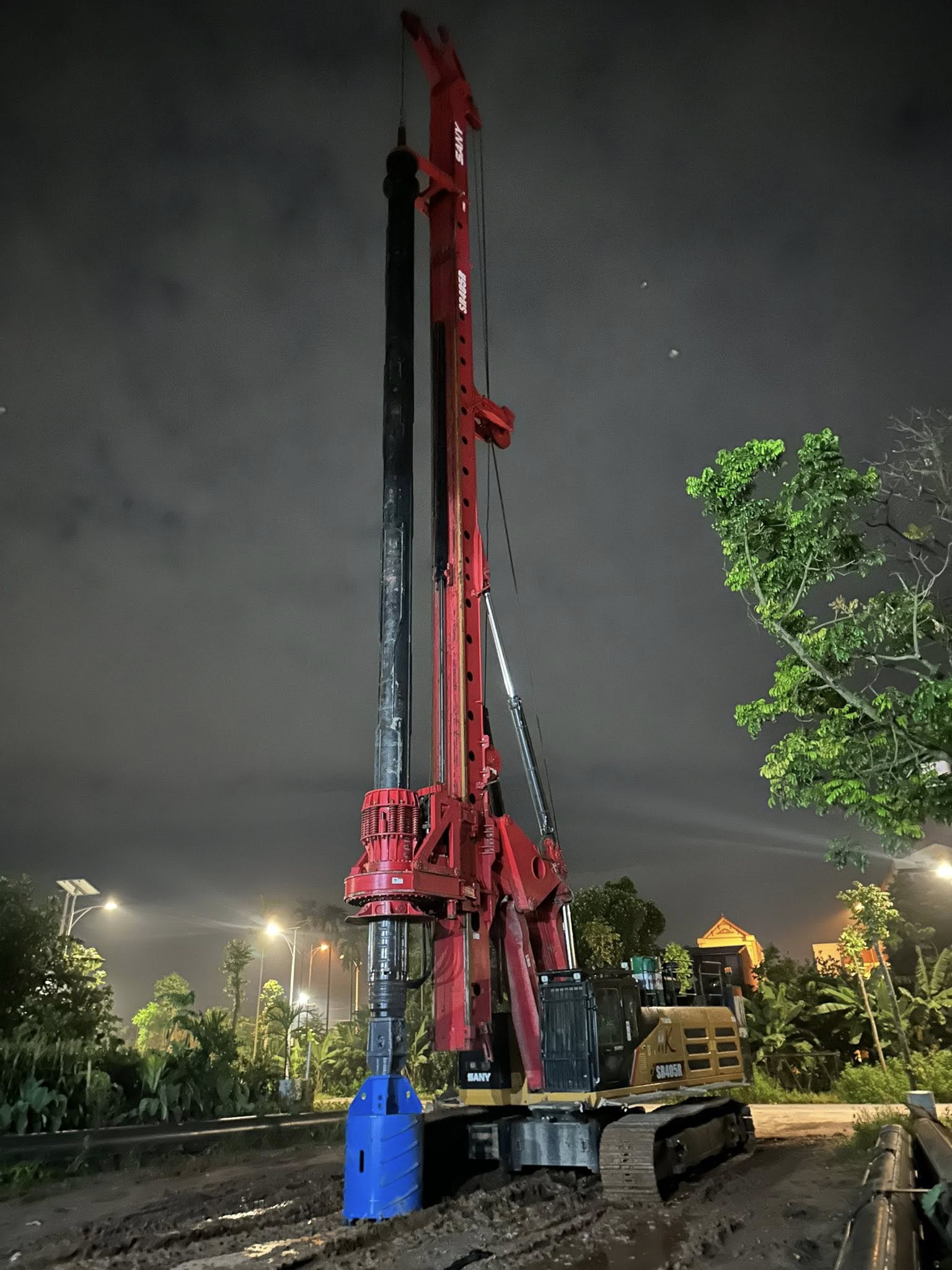 BÀN GIAO MÁY KHOAN SANY SR405R-HK CHO QUÝ KHÁCH HÀNG